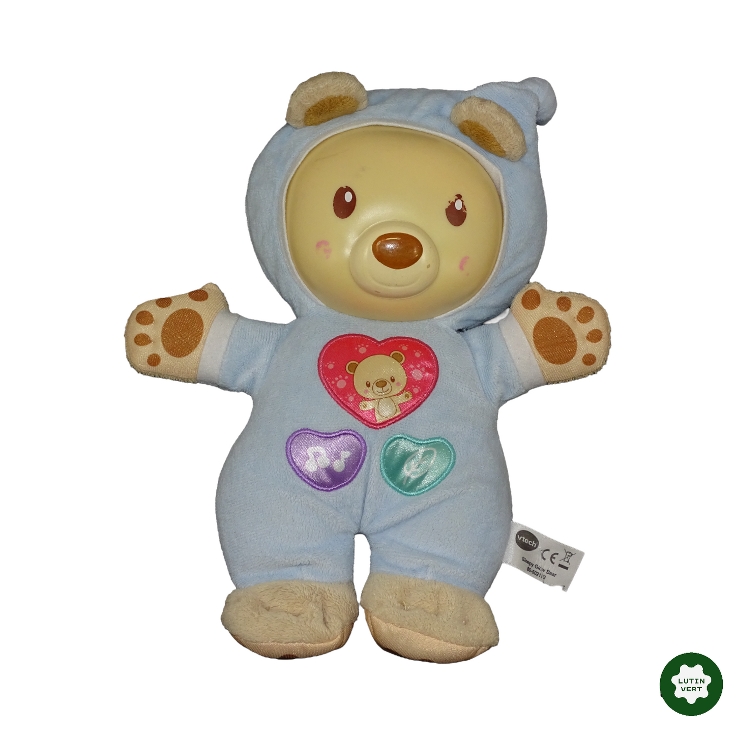 Peluche ours bleue d'occasion VTECH - Dès 6 mois | Lutin Vert