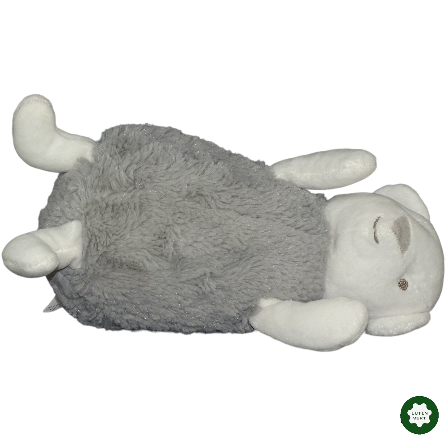 Peluche ours blanc et gris d'occasion ATMOSPHERA - Dès 6 mois | Lutin Vert