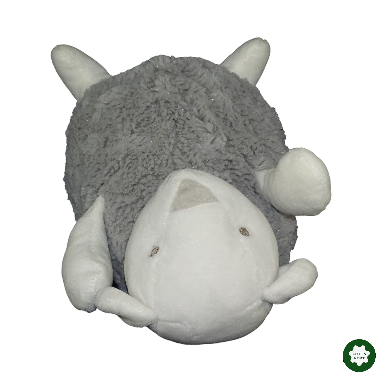 Peluche ours blanc et gris d'occasion ATMOSPHERA - Dès 6 mois | Lutin Vert