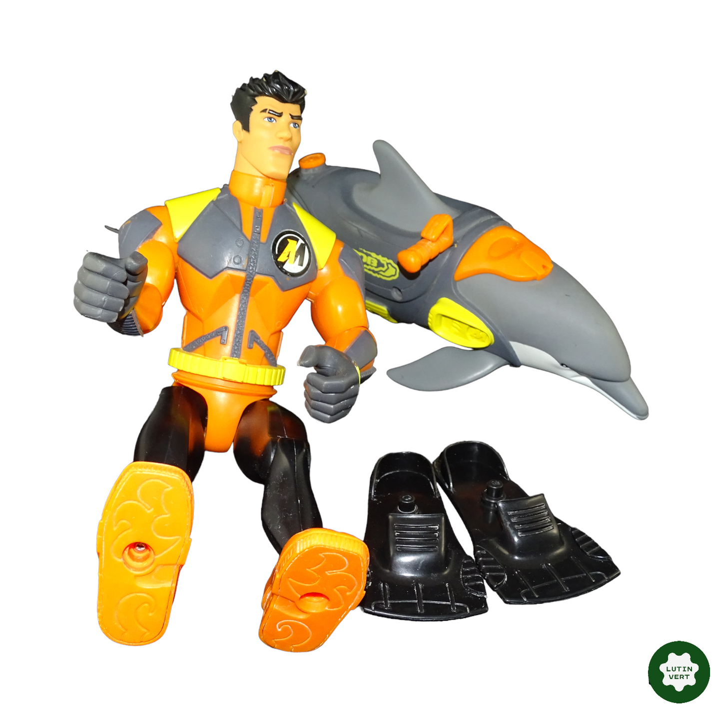 Action Man et son dauphin d'occasion HASBRO - Dès 6 ans | Lutin Vert