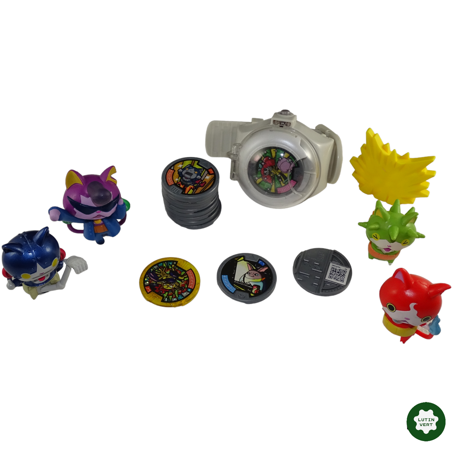 Kit montre, figurines et médailles YO-KAI d'occasion HASBRO - Dès 4 ans | Lutin Vert