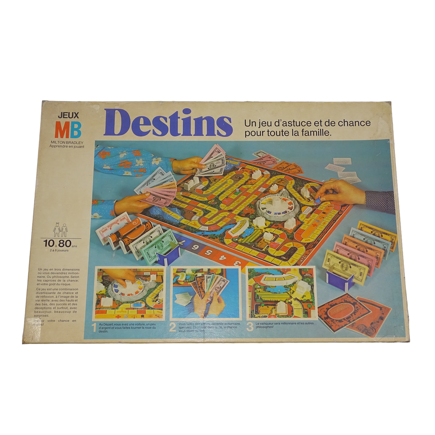 DESTINS : Un jeu d’astuce et de chance pour toute la famille. d'occasion MB JEUX - Dès 10 ans | Lutin Vert