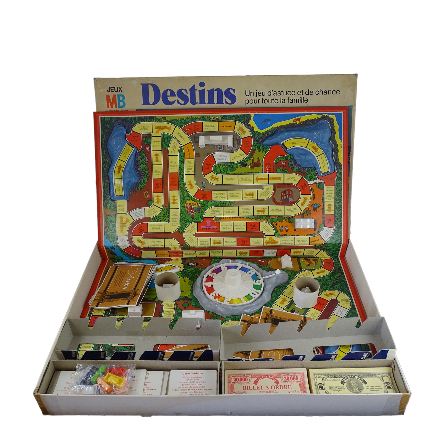 DESTINS : Un jeu d’astuce et de chance pour toute la famille. d'occasion MB JEUX - Dès 10 ans | Lutin Vert
