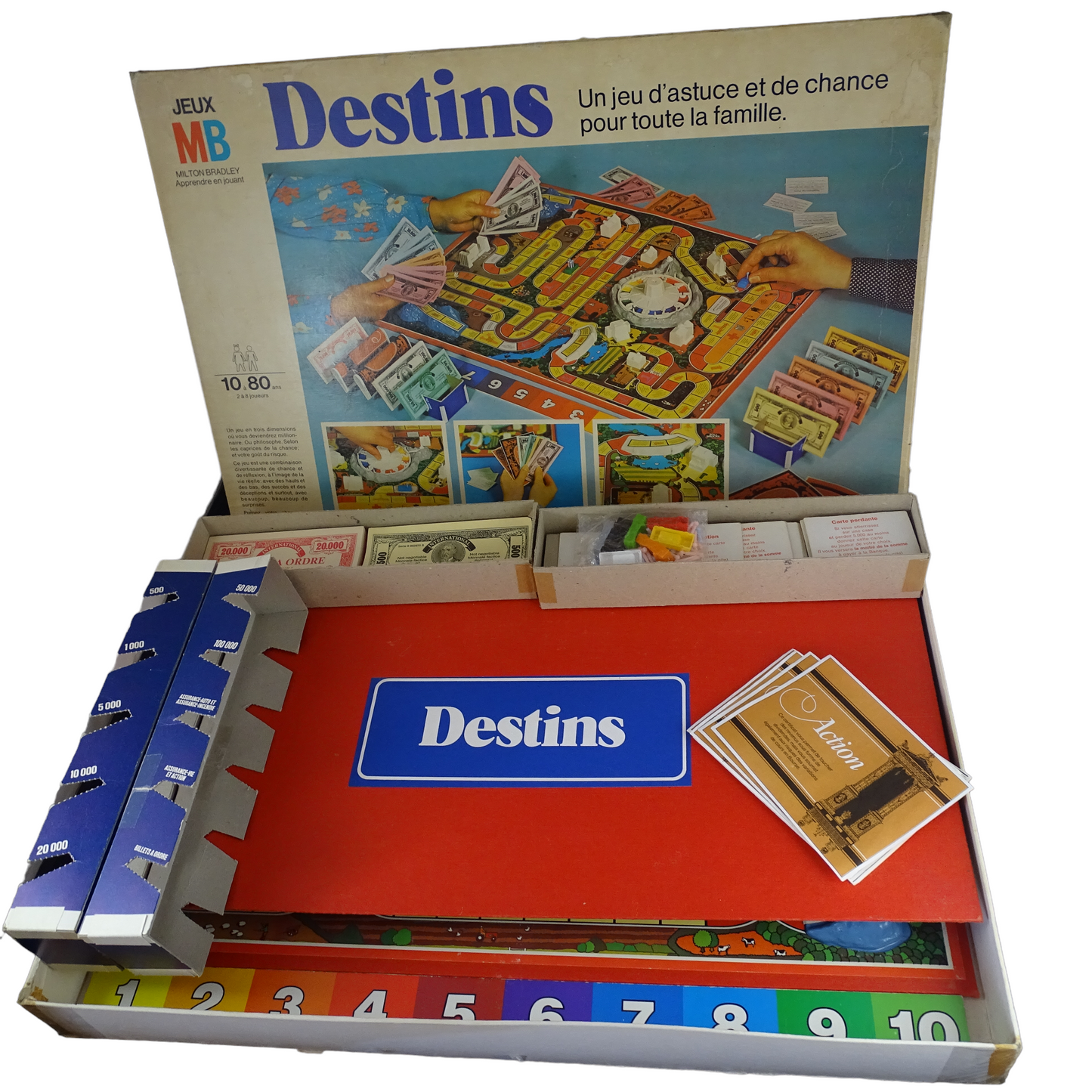DESTINS : Un jeu d’astuce et de chance pour toute la famille. d'occasion MB JEUX - Dès 10 ans | Lutin Vert