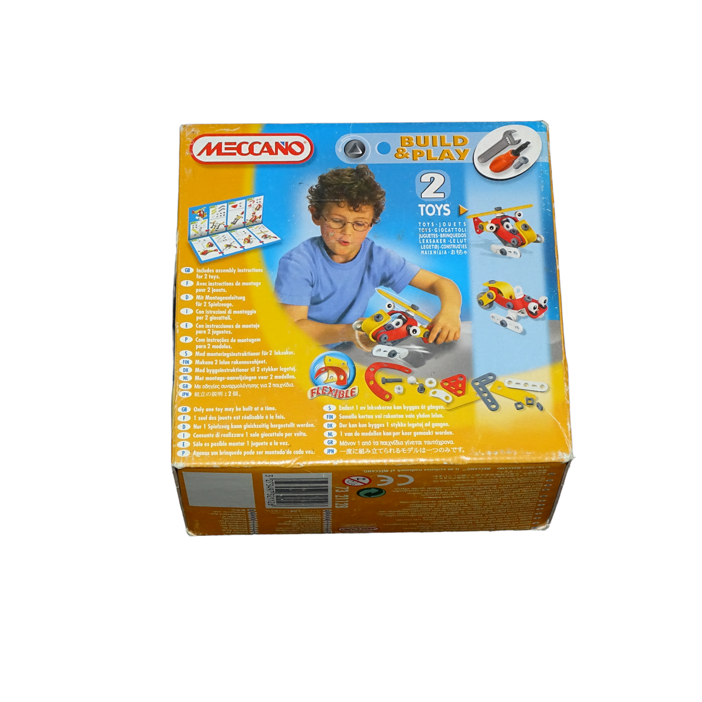 BUILD ET PLAY : 2 Jouets à construire d'occasion MECCANO - Dès 4 ans | Lutin Vert