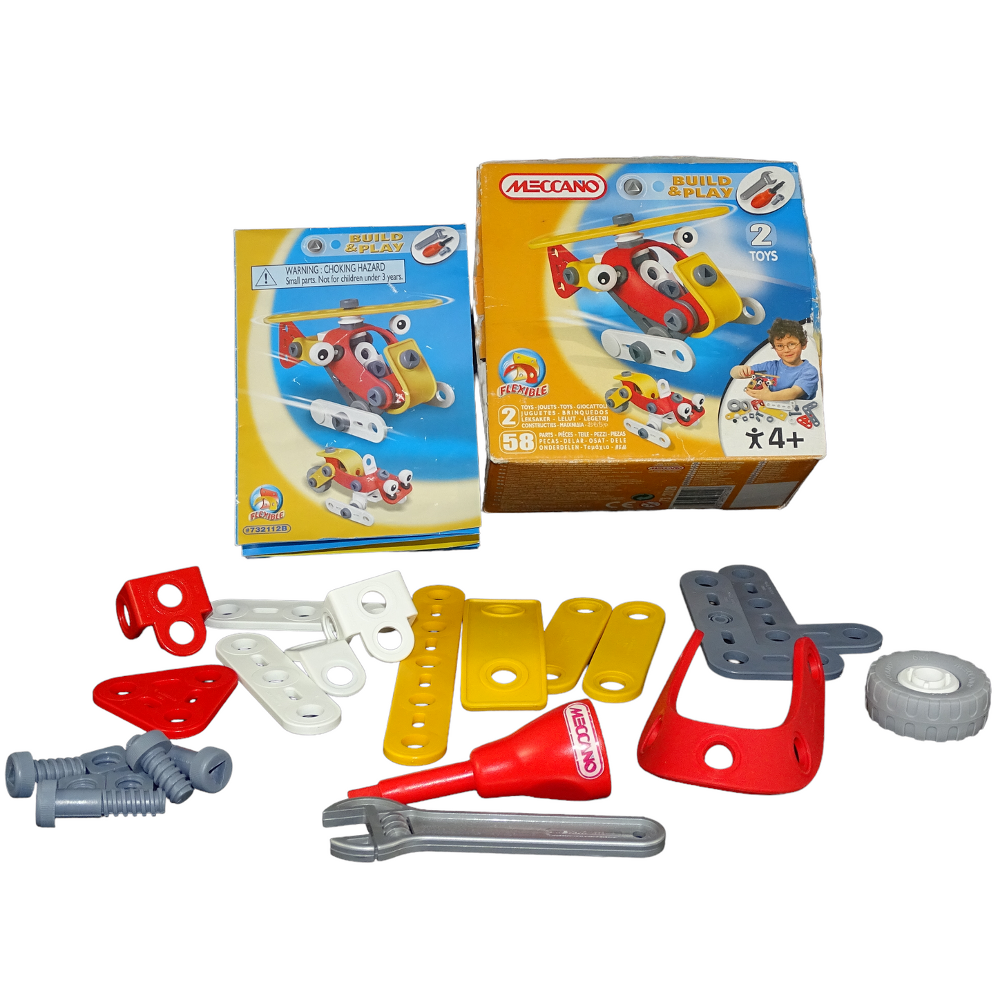 BUILD ET PLAY : 2 Jouets à construire d'occasion MECCANO - Dès 4 ans | Lutin Vert