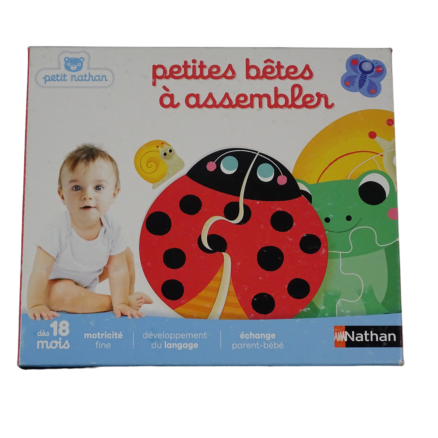 Petites bêtes à assembler. d'occasion NATHAN - Dès 2 ans | Lutin Vert