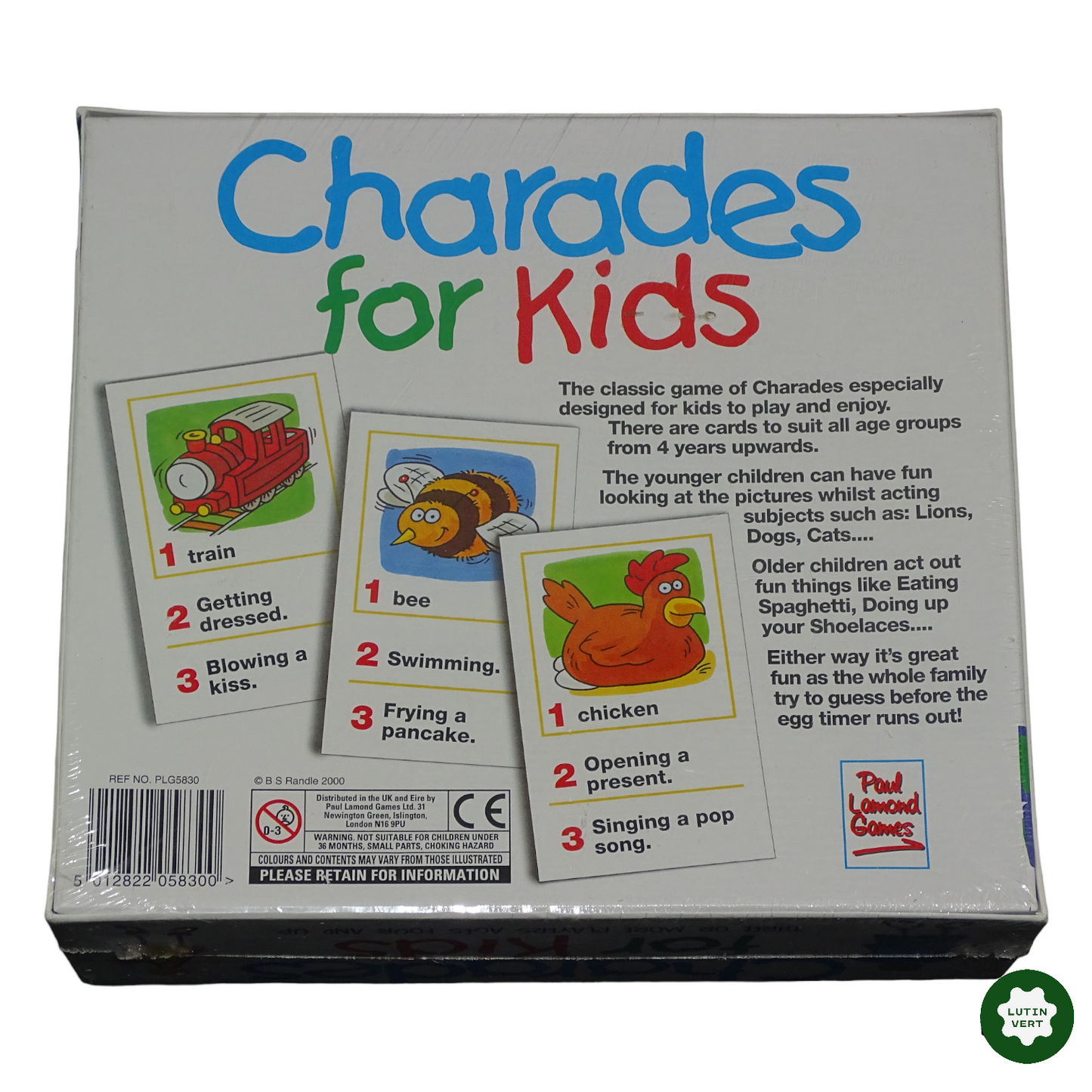 Charades pour les enfants d'occasion PAUL LAMOND GAMES - Dès 4 ans | Lutin Vert