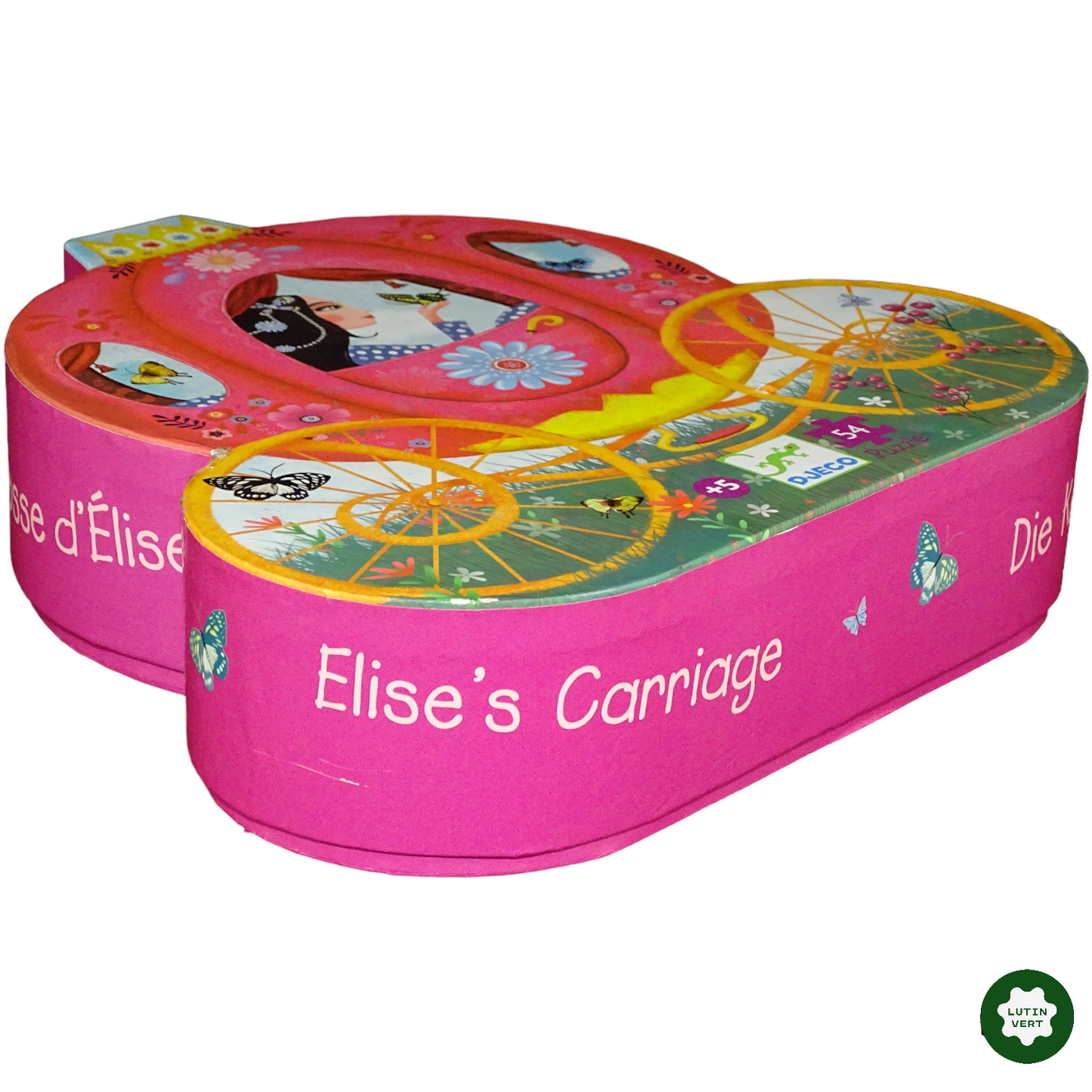 Puzzle Le carrosse d’Élise 54 pèces d'occasion DJECO - Dès 5 ans | Lutin Vert