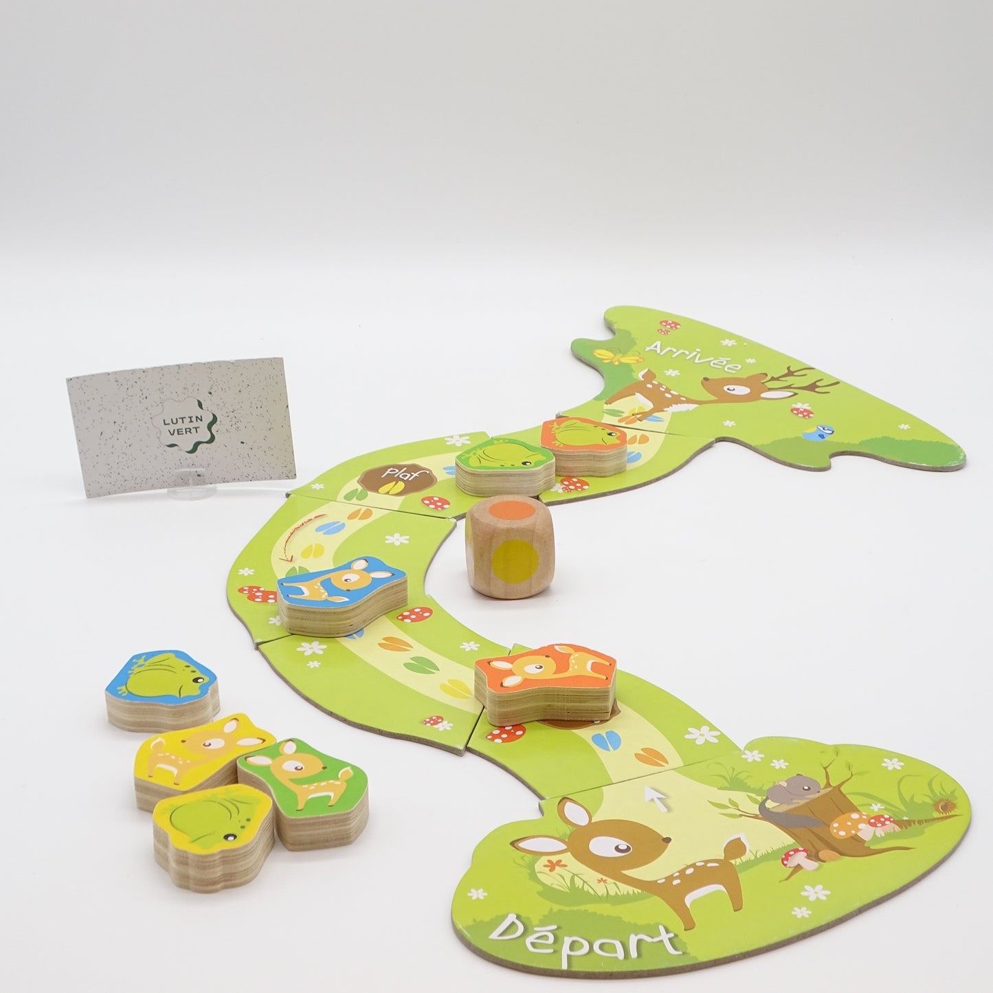 Jeux 2 en 1 (course petit Faon et Grenouille)  - Dès 5 ans  | Ref 595
