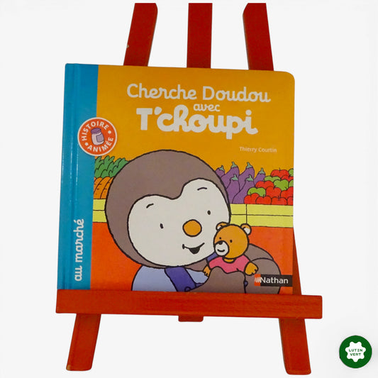 « Cherche Doudou avec T’choupi. Au marché » Collection « Histoire animée » d'occasion NATHAN - Dès 3 ans | Ref 10553