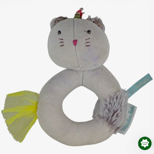 Doudou hochet Les Pachats d'occasion MOULIN ROTY - Dès 6 mois | Ref 10621