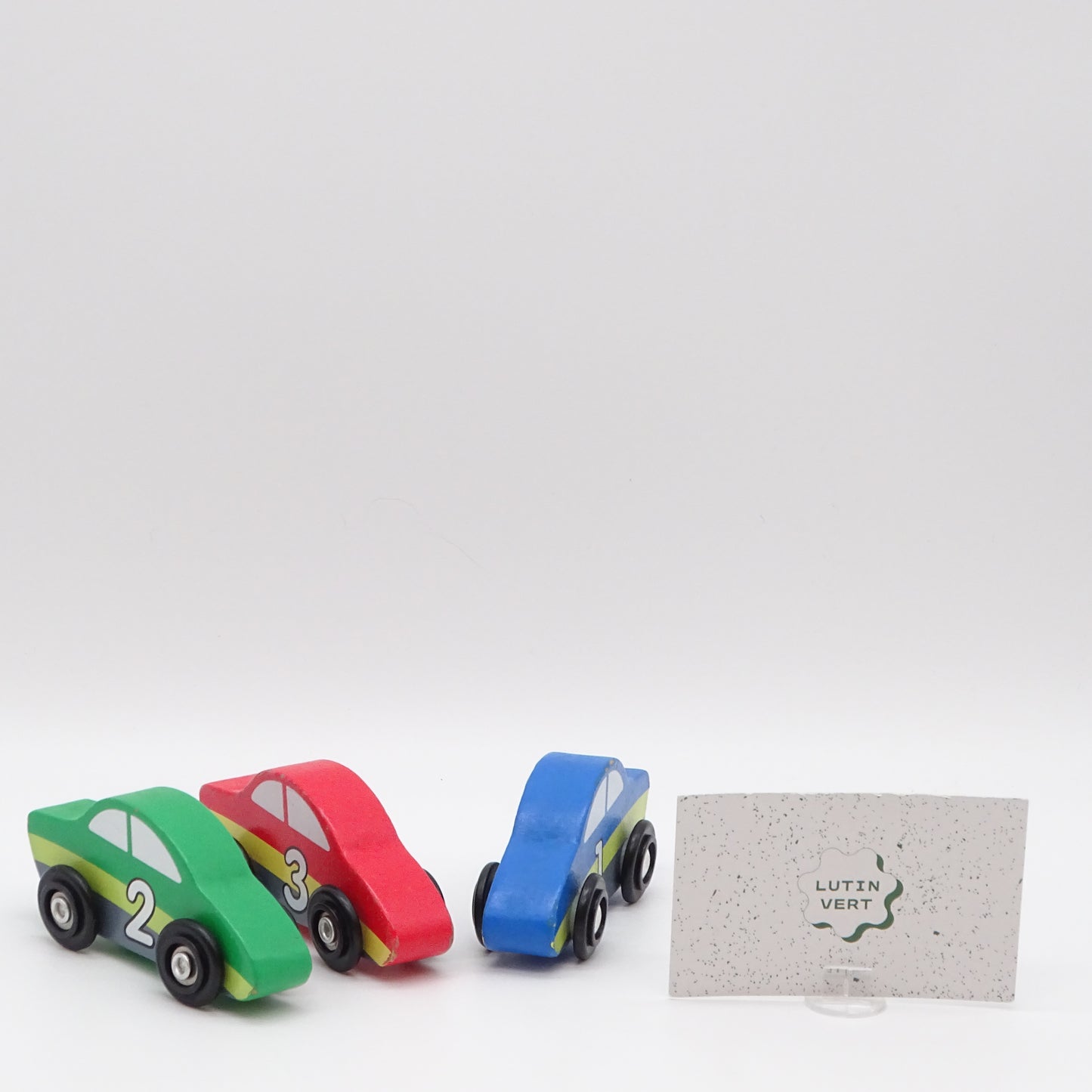 Lot 3 Voitures de Course MELISSA & DOUG - Dès 18 mois | Ref 14738