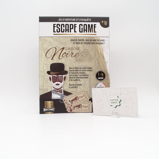 Escape Game La Rose Noire MISTER GADGET - Dès 12 ans | Ref 14742