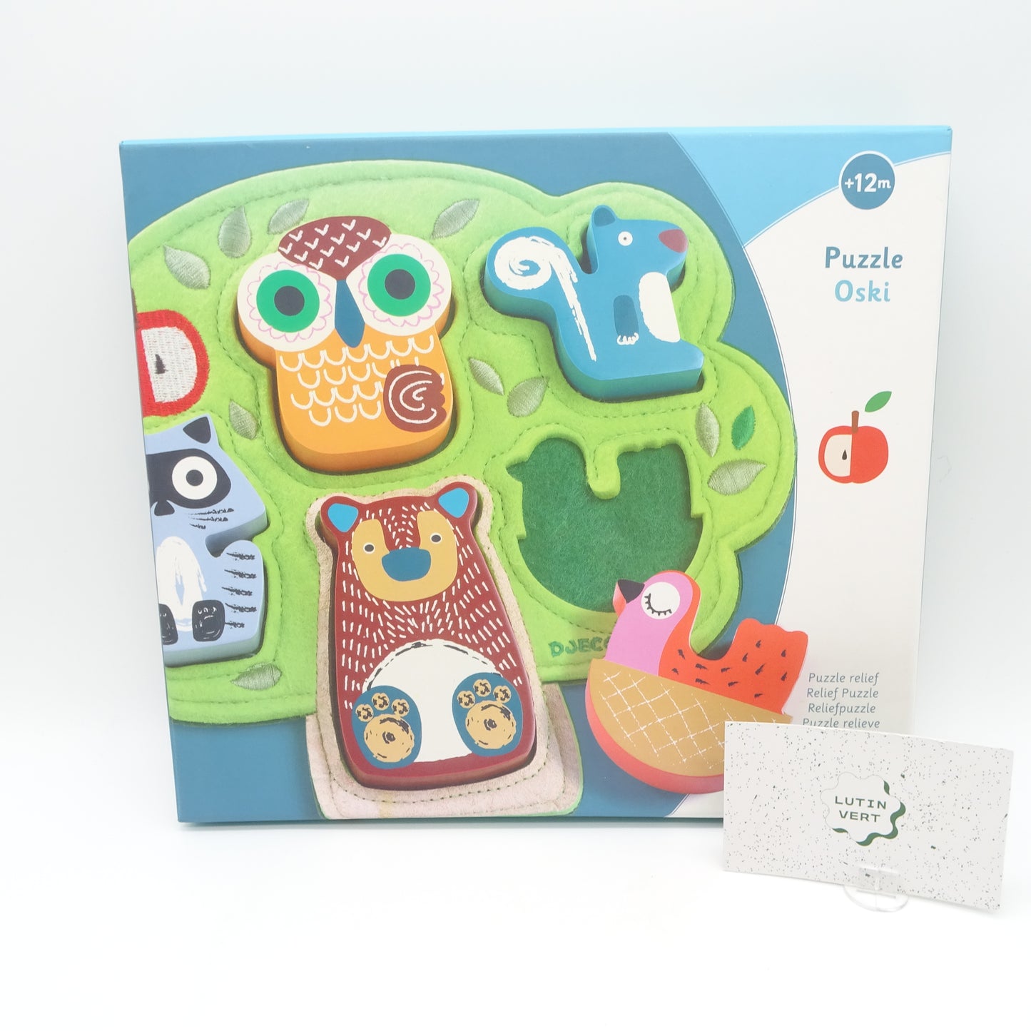 Puzzle Oski Relief  DJECO - Dès 1 an | Ref 14750