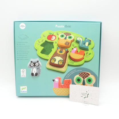 Puzzle Oski Relief  DJECO - Dès 1 an | Ref 14750