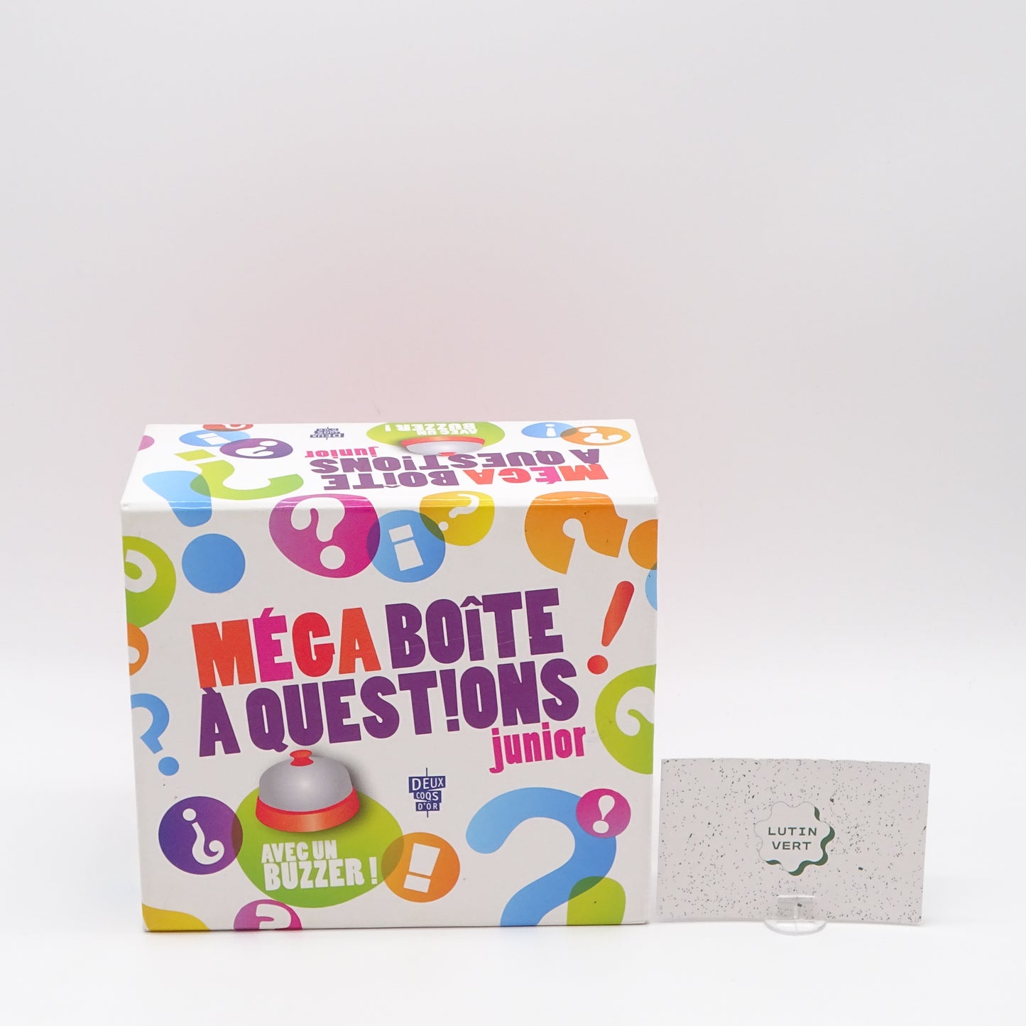 Méga boîte à questions junior  DEUX COQS D’OR - Dès 8 ans | Ref 14755