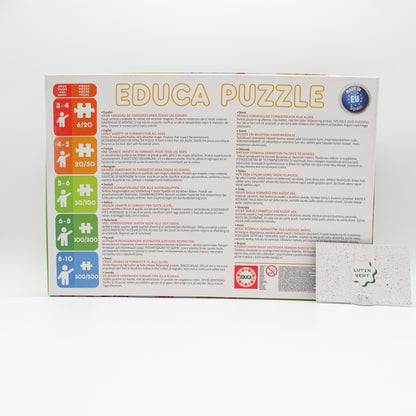 2 Puzzles dragons et chevaliers EDUCA - Dès 4 ans | Ref 14780