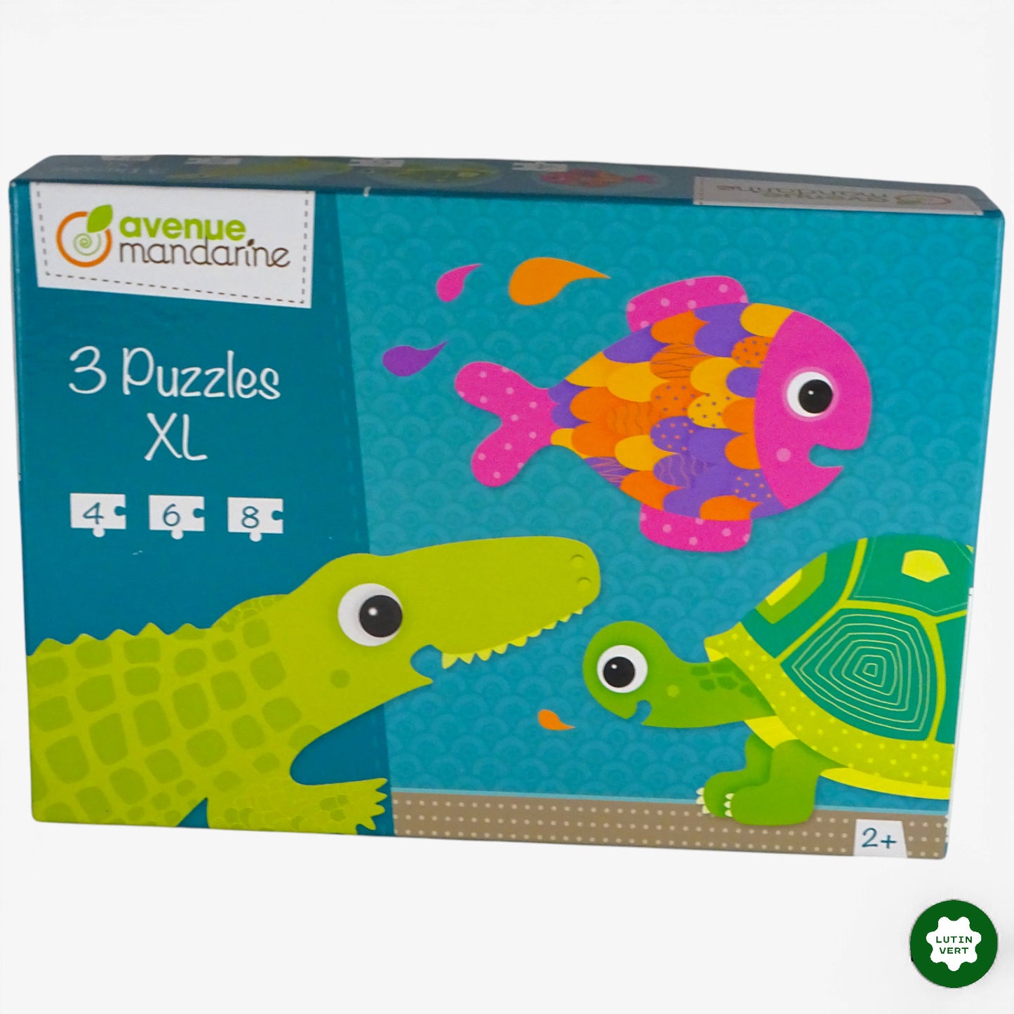 3 puzzles évolutifs animaux aquatiques d'occasion AVENUE MANDARINE - Dès 2 ans | Ref 10684