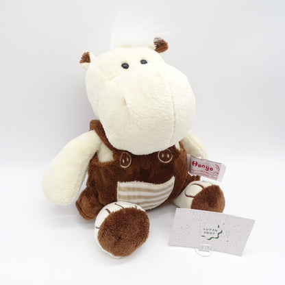 Doudou Hippopotame en salopette HANYA - Dès Naissance | Ref 14775