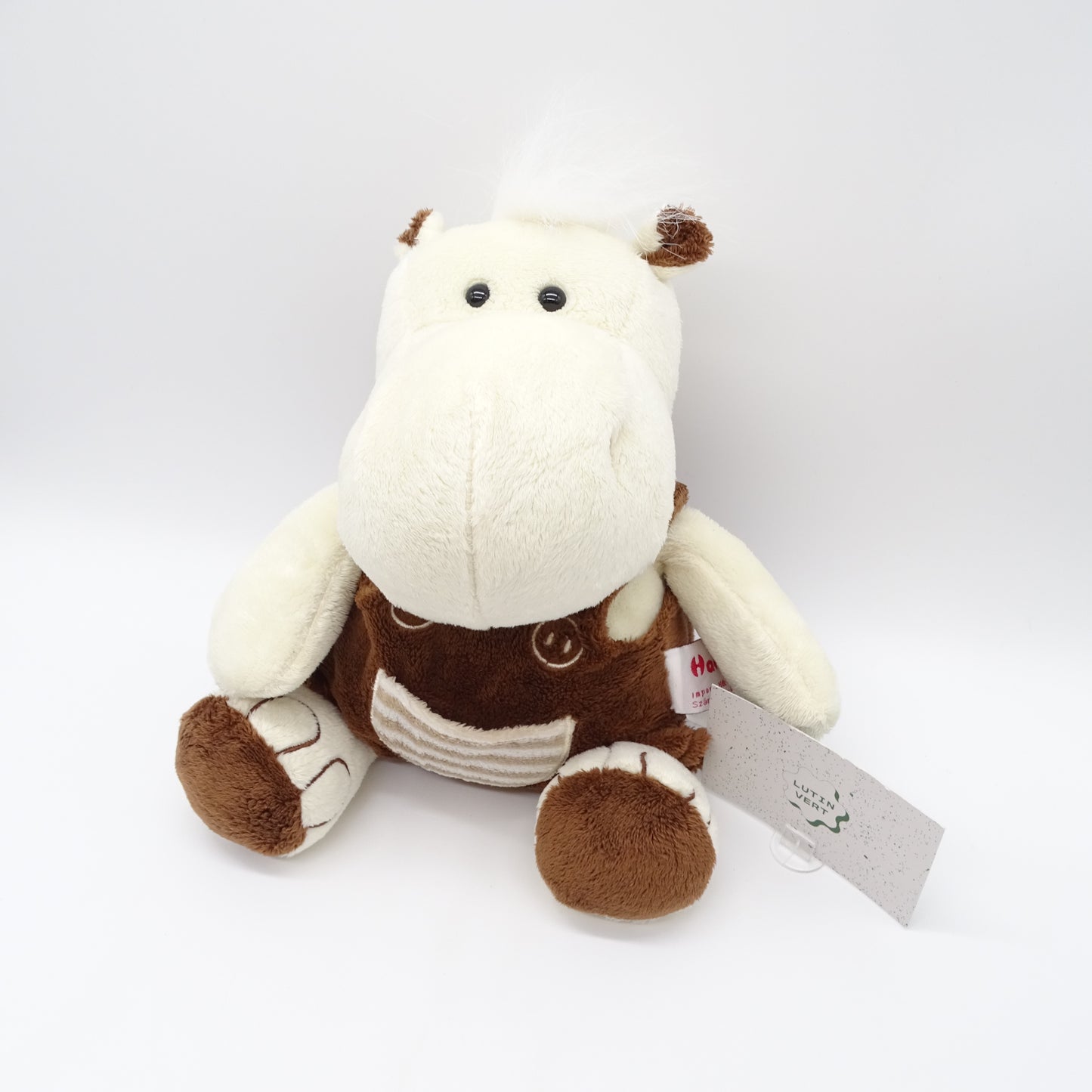 Doudou Hippopotame en salopette HANYA - Dès Naissance | Ref 14775