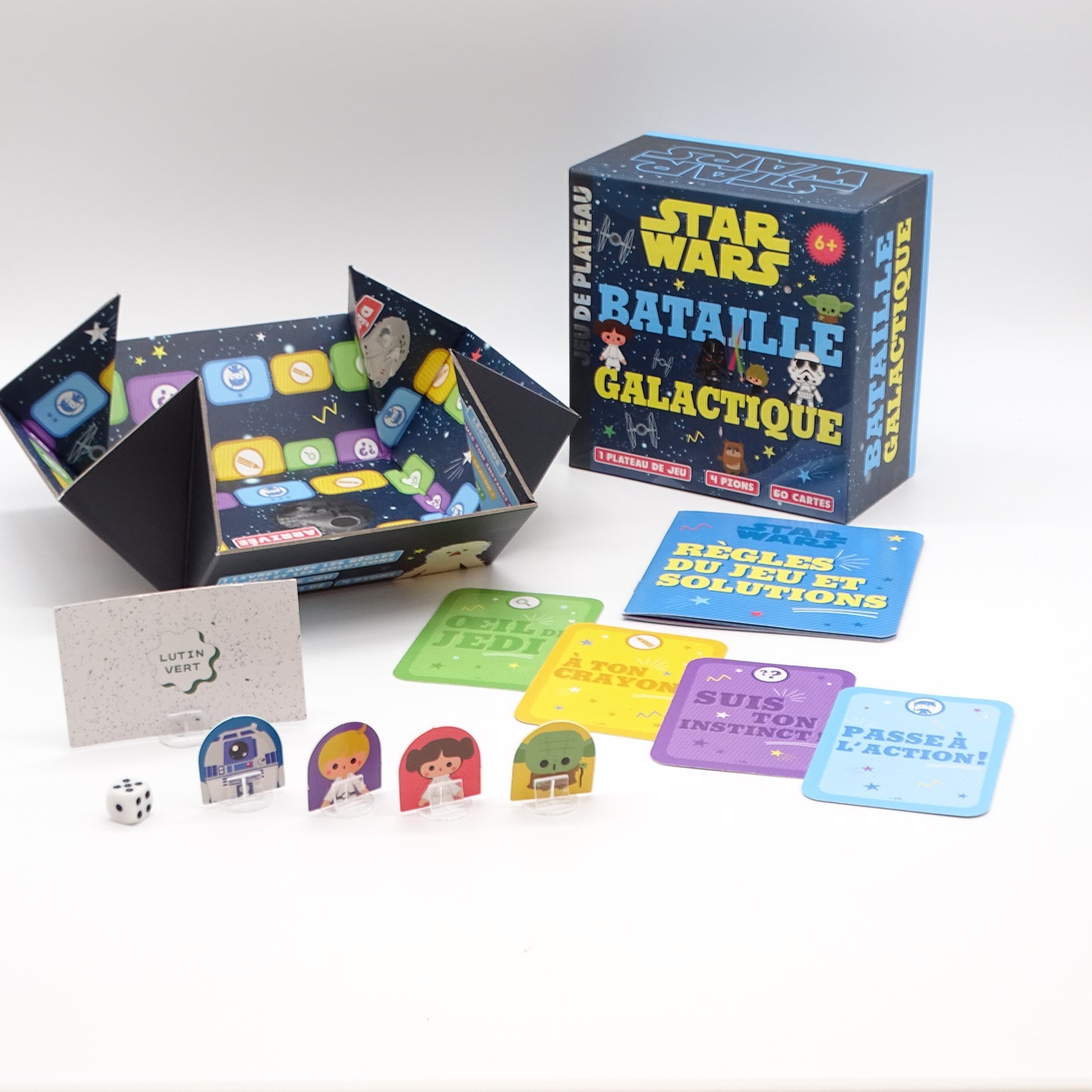 Jeu de plateau bataille galactique Star Wars HACHETTE - Dès 6 ans | Ref 14815