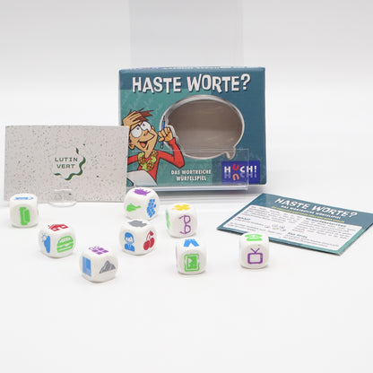 Haste Worte « jeu de dés en allemand » HUCHI - Dès 8 ans | Ref 14813