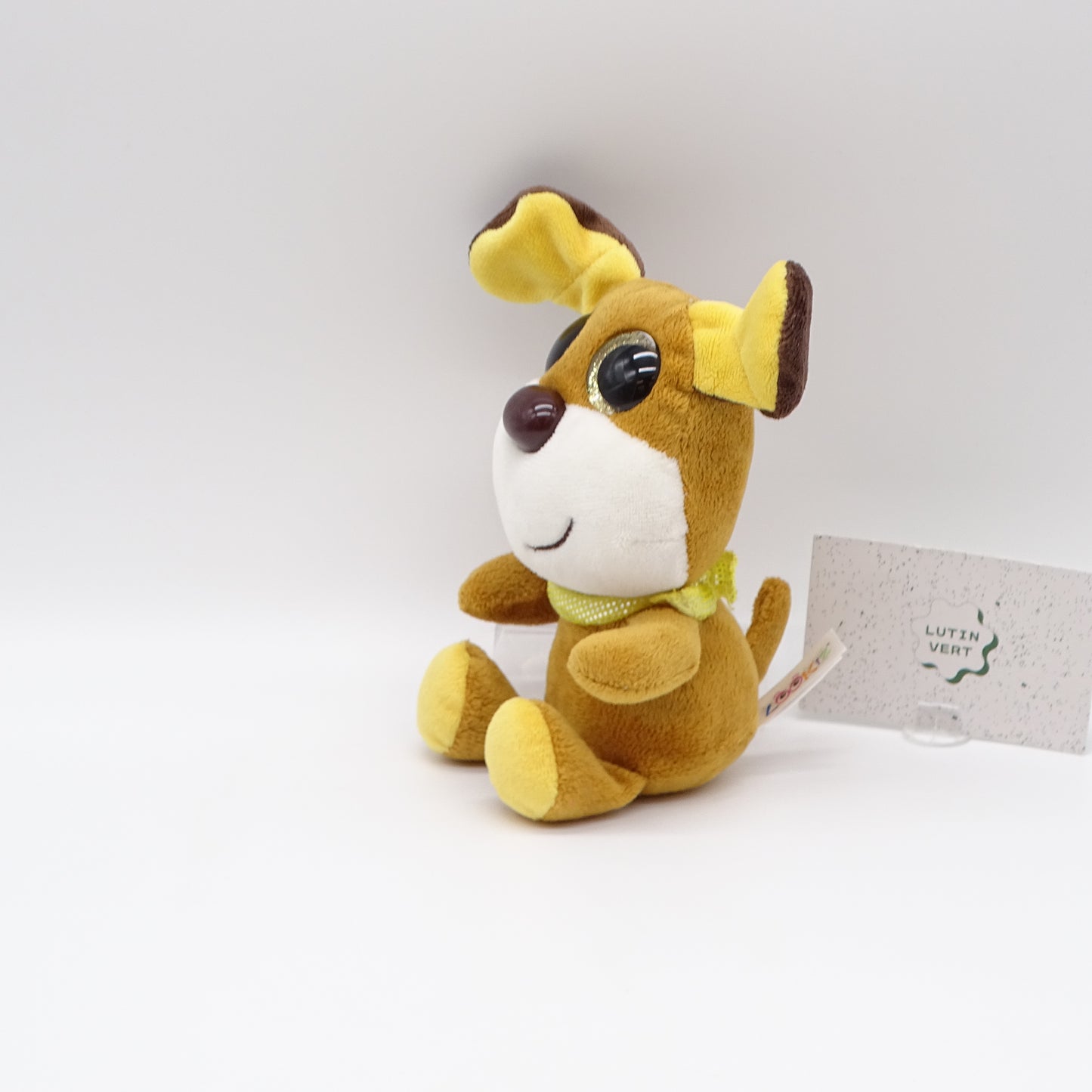 Peluche chien aux yeux paillettés LOOKIZ - Dès 3 ans | Ref 14808