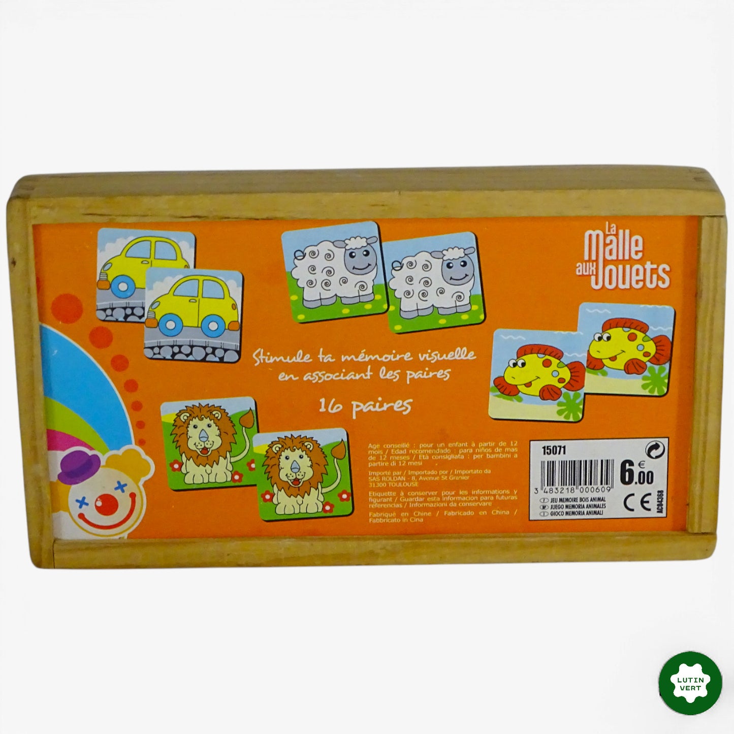Jeu de mémoire d'occasion LA MALLE AUX JOUETS - Dès 1 an | Ref 10735