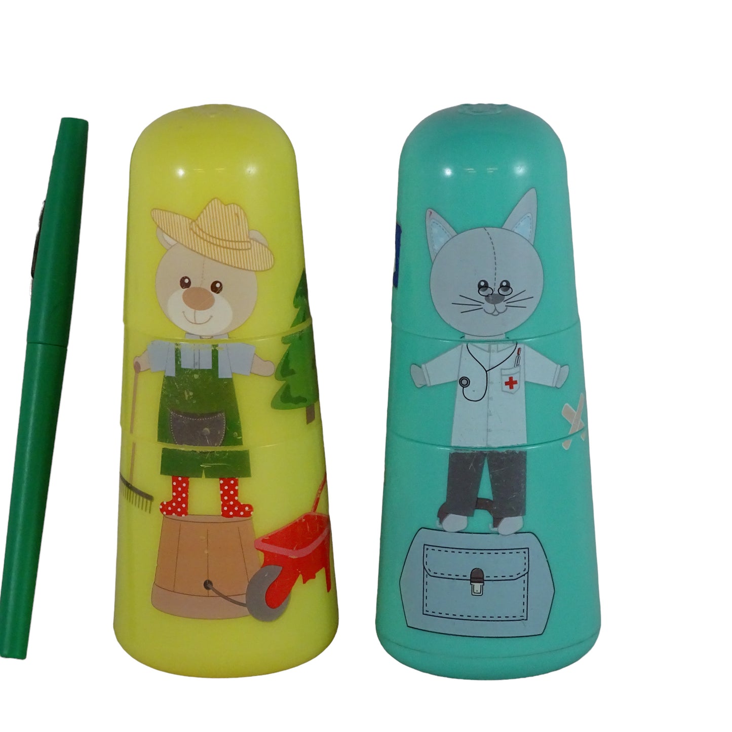 Puzzle 3D x2 à empiler. d'occasion  - Dès 3 ans | Lutin Vert