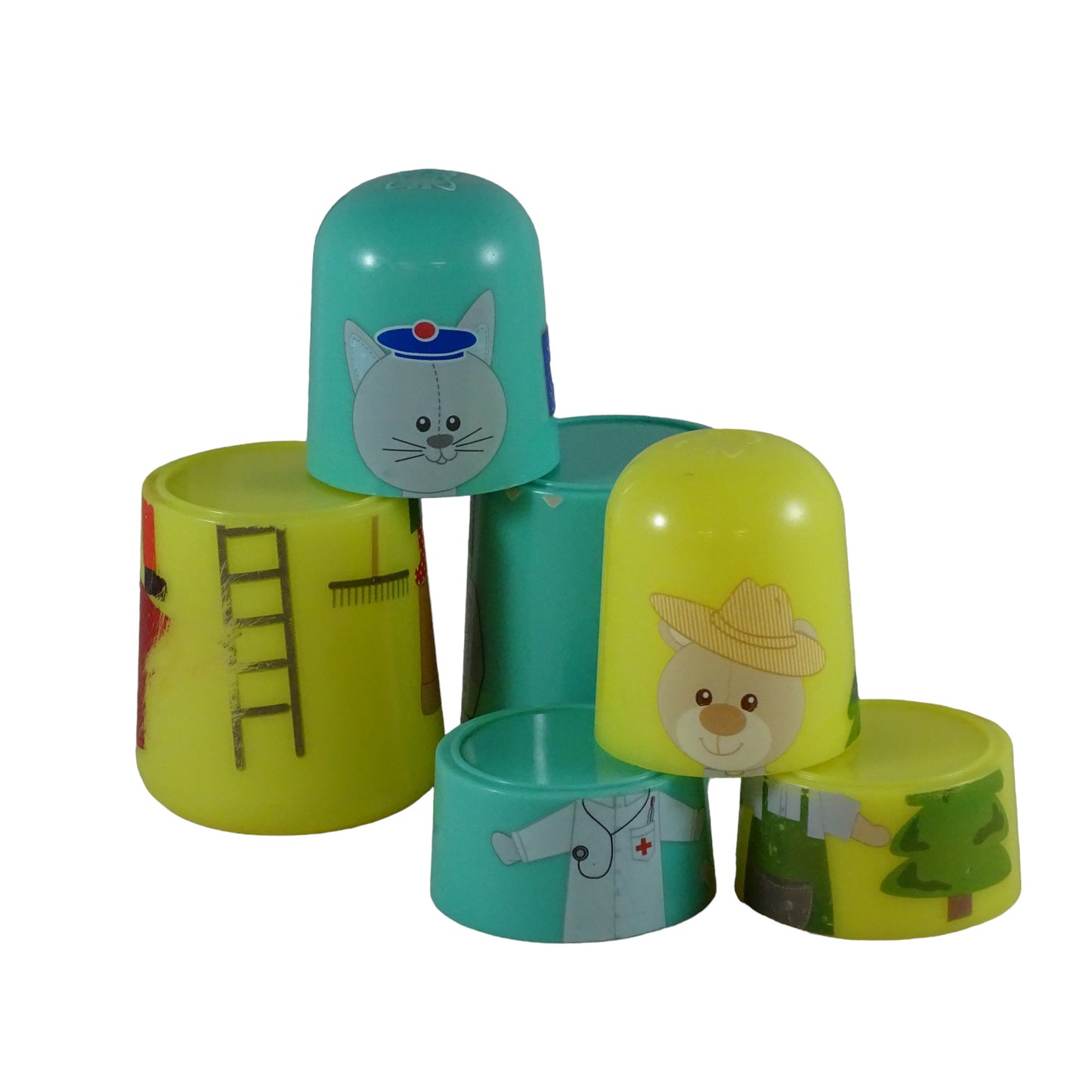 Puzzle 3D x2 à empiler. d'occasion  - Dès 3 ans | Lutin Vert