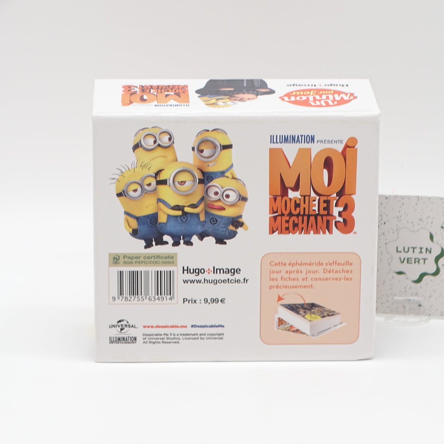 Calendrier Moi Moche et Méchant  HUGO IMAGE - Dès 6 ans | Ref 14821