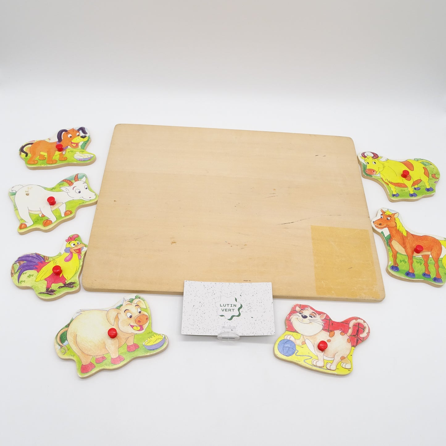 Puzzle des animaux en bois  - Dès 18 mois | Ref 14852