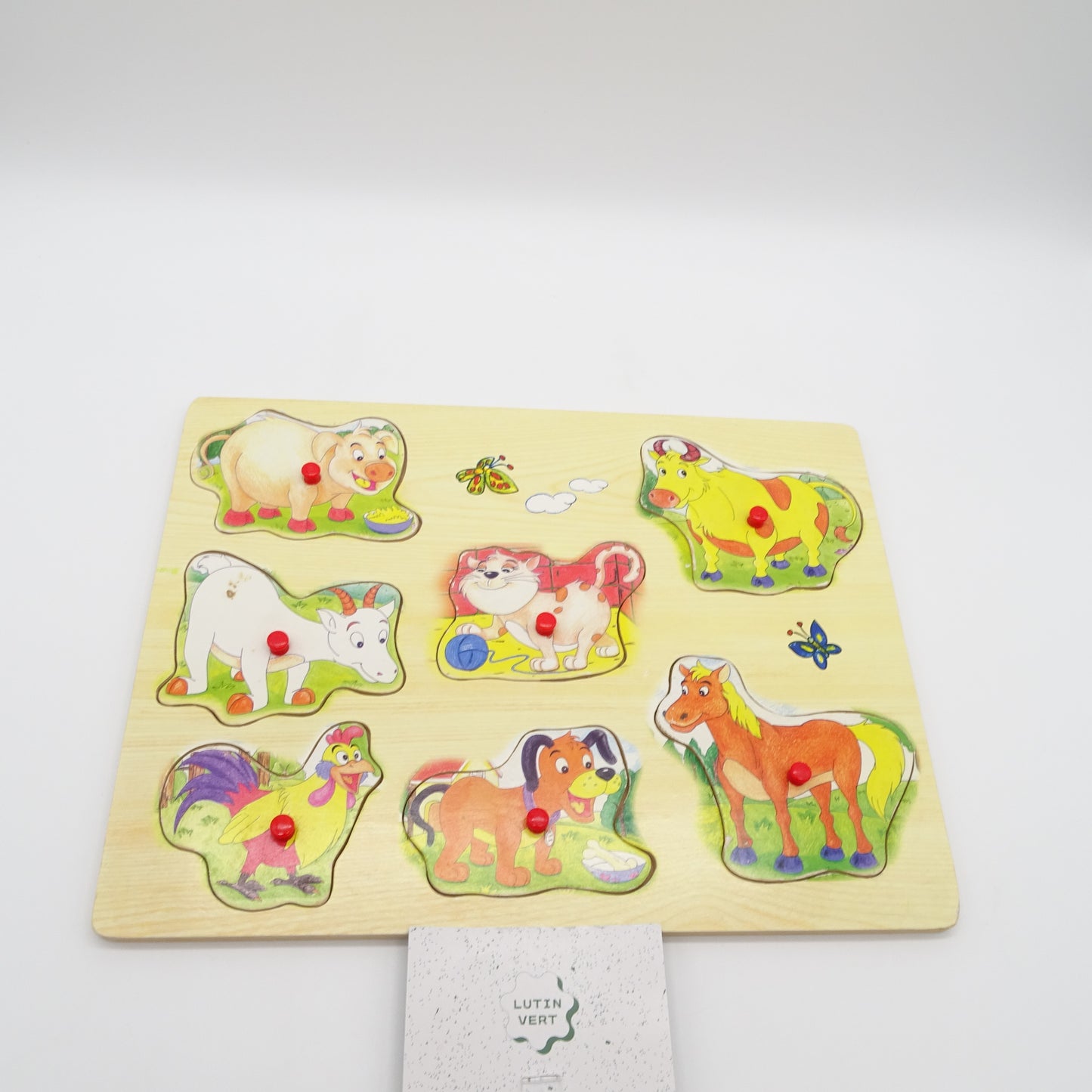 Puzzle des animaux en bois  - Dès 18 mois | Ref 14852