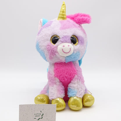 Peluche Licorne Beanie Boos Fantasia  BELROS - Dès 1 an | Ref 14511