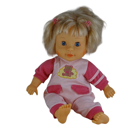 Poupée qui parle en body rose petit ourson. d'occasion LANSAY - Dès 2 ans | Lutin Vert