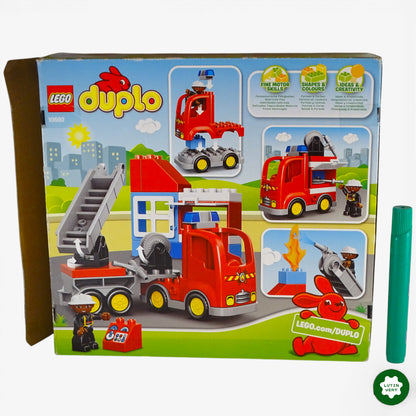 Camion de pompier d'occasion LEGO DUPLO - Dès 2 ans | Ref 10809