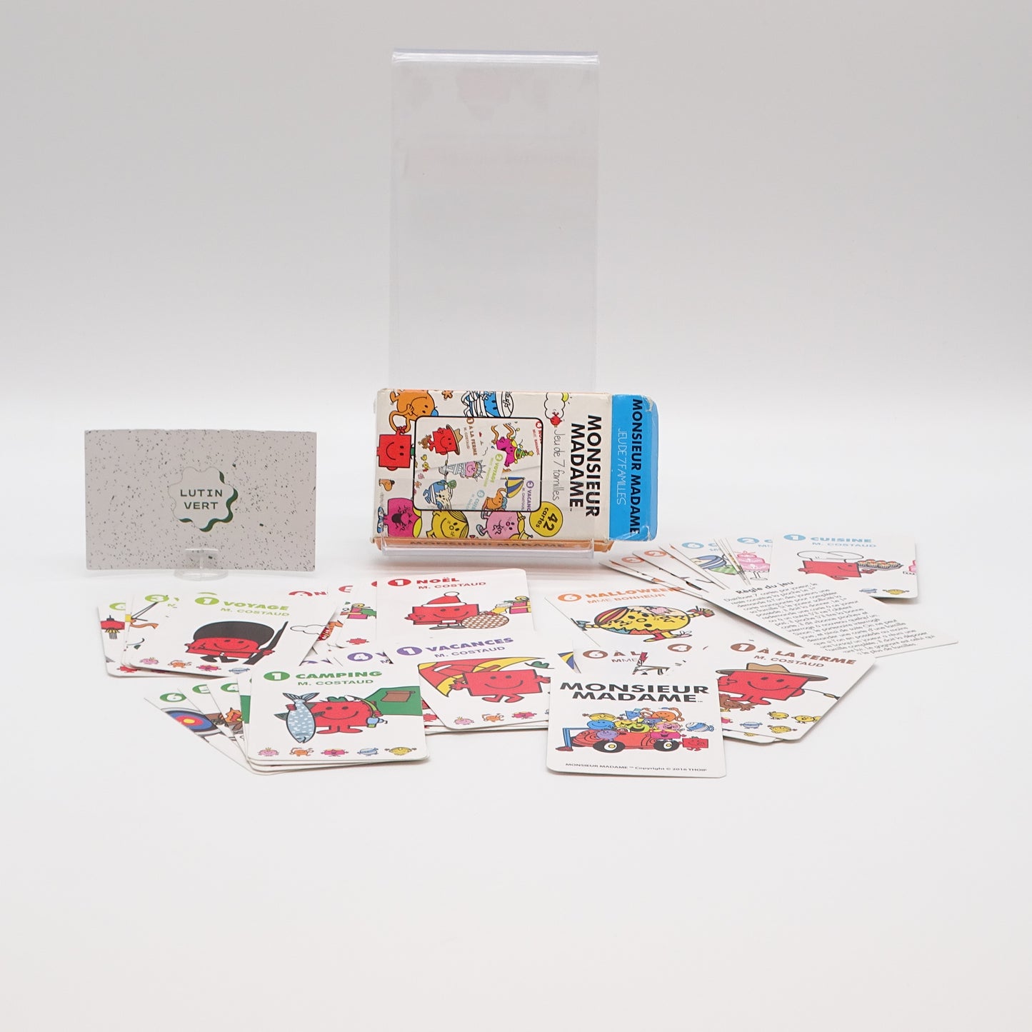 Jeu de 7 familles Monsieur Madame FRANCE CARTES - Dès 4 ans | Ref 14876
