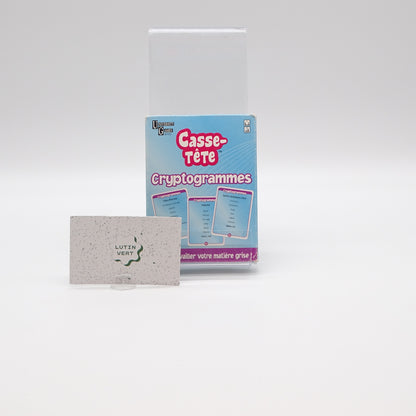 Casse tête cryptogrammes UNIVERSITY GAMES - Dès 10 ans | Ref 14886