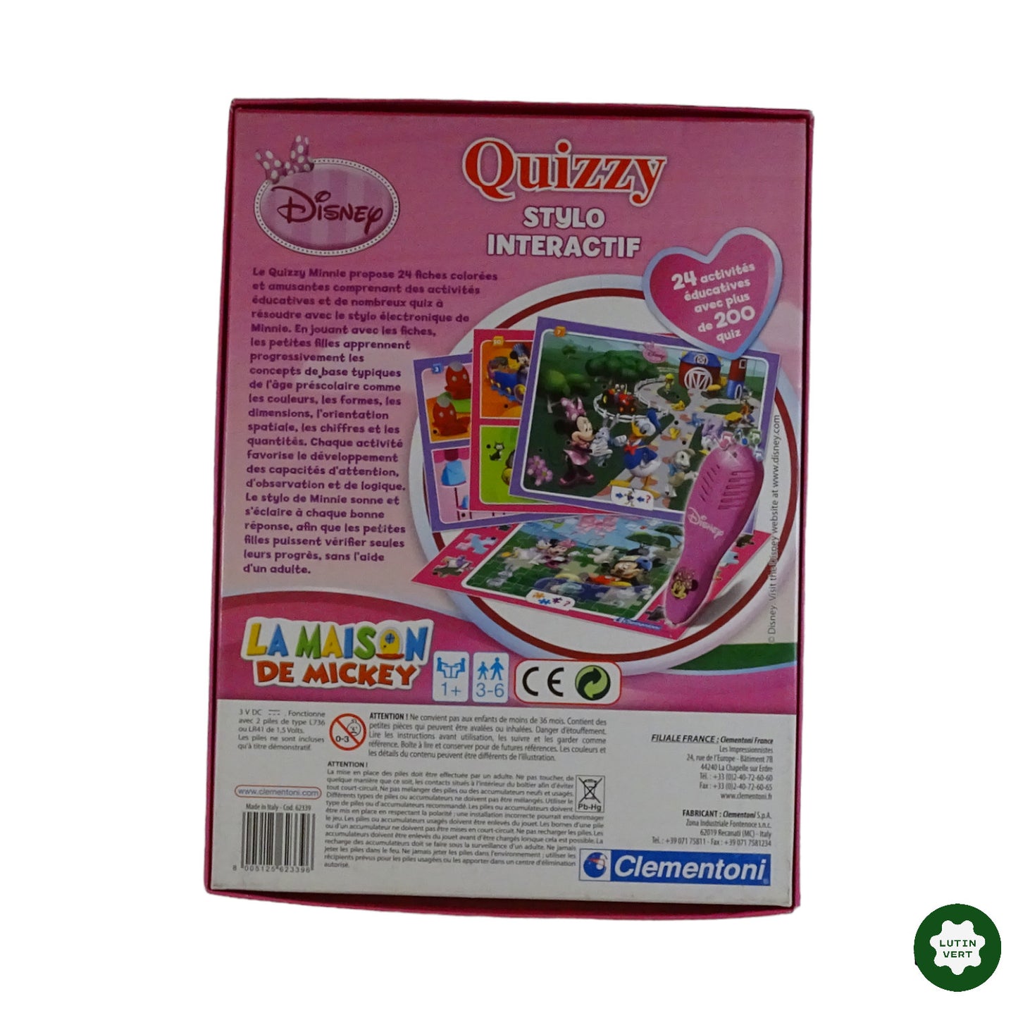 Quizzy Stylo Intéractif Mickey d'occasion CLEMENTONI - Dès 3 ans | Lutin Vert