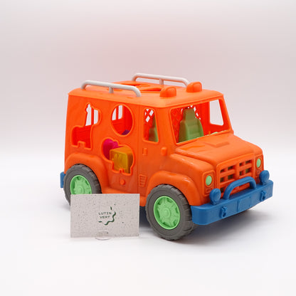 Jeep Safari orange boite à forme WONDER WHEELS - Dès 12 mois | Ref 14890
