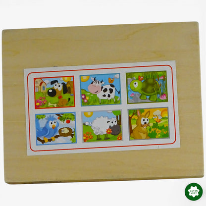 Puzzle cubes animaux d'occasion ROLDAN - Dès 3 ans | Ref 10949