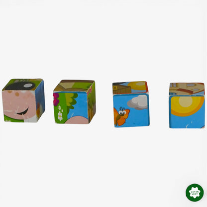 Puzzle cubes animaux d'occasion ROLDAN - Dès 3 ans | Ref 10949