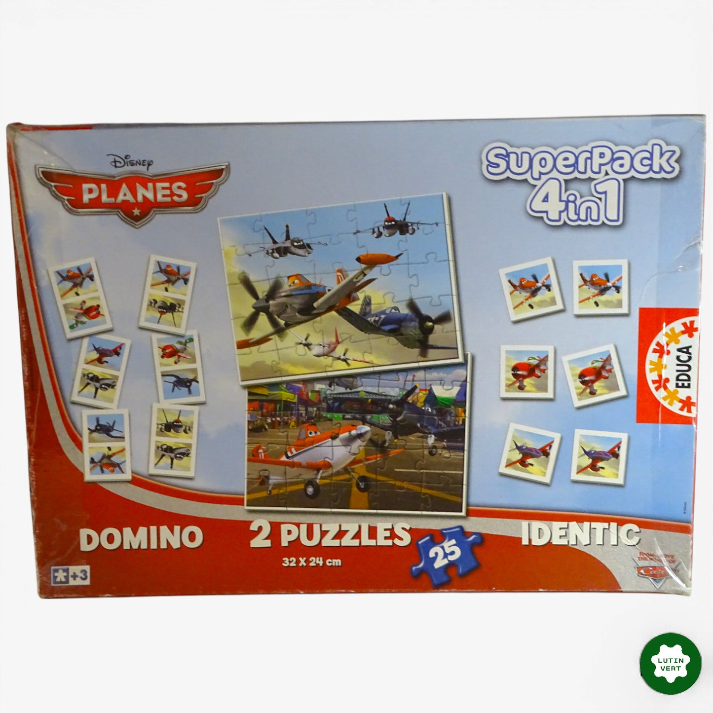 Puzzle Super Pack 4 en 1 « Planes » d'occasion EDUCA - Dès 3 ans | Ref 10944