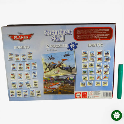 Puzzle Super Pack 4 en 1 « Planes » d'occasion EDUCA - Dès 3 ans | Ref 10944