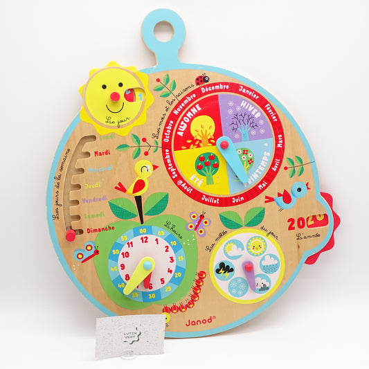 Calendrier « Au fil du temps » JANOD - Dès 3 ans | Ref 14910