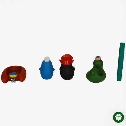 4 Barbapapa de bain d'occasion PLASTOY - Dès 2 ans | Ref 10968