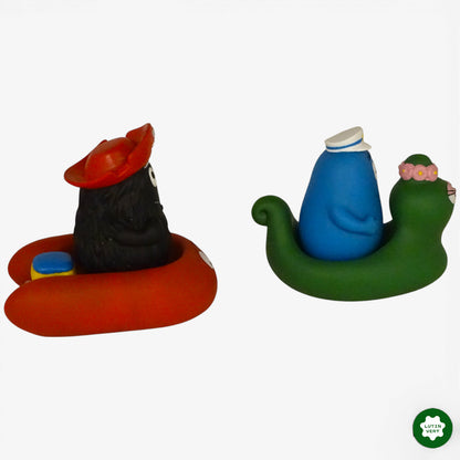 4 Barbapapa de bain d'occasion PLASTOY - Dès 2 ans | Ref 10968