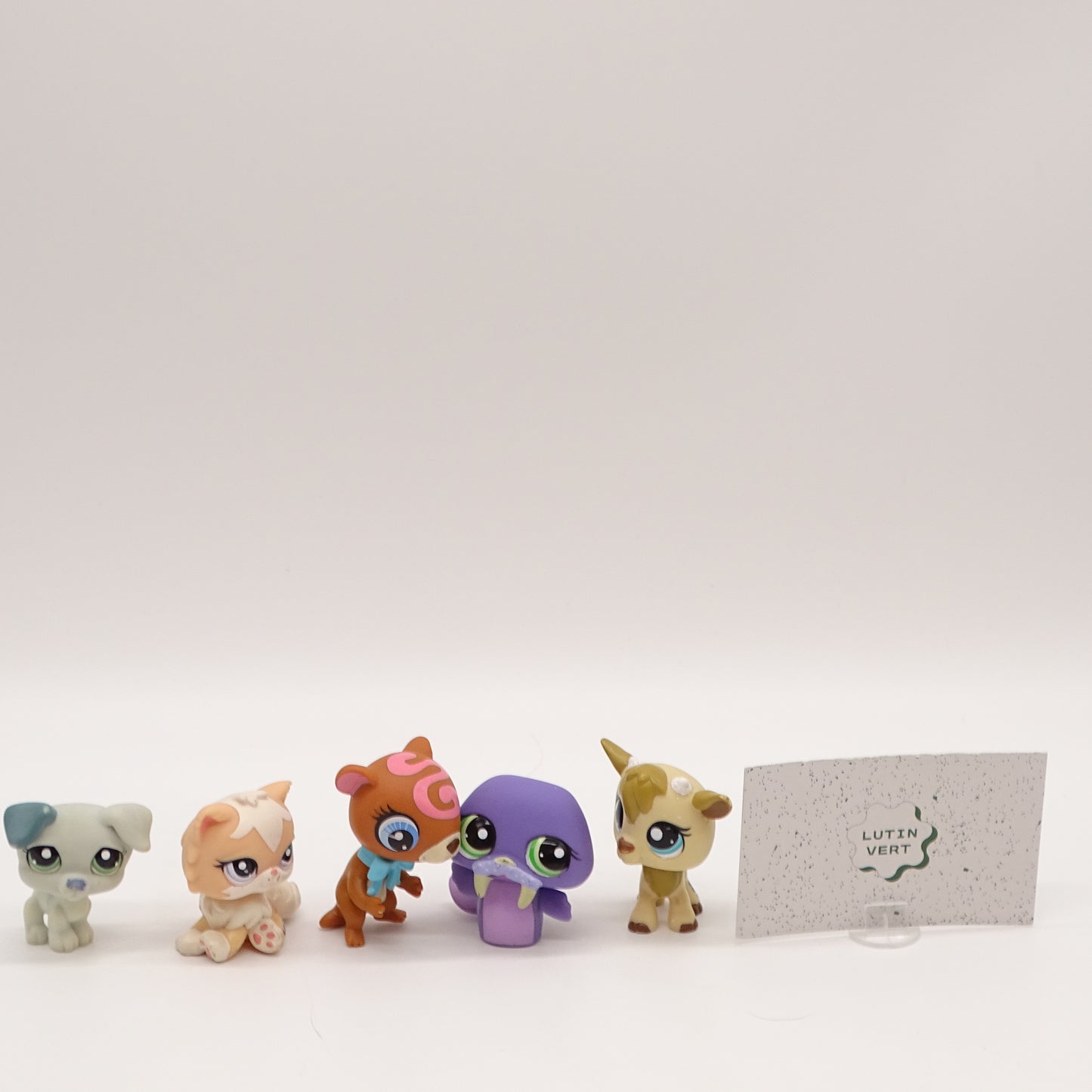 Lot de 5 Pet Shop Animaux HASBRO - Dès 4 ans | Ref 14924