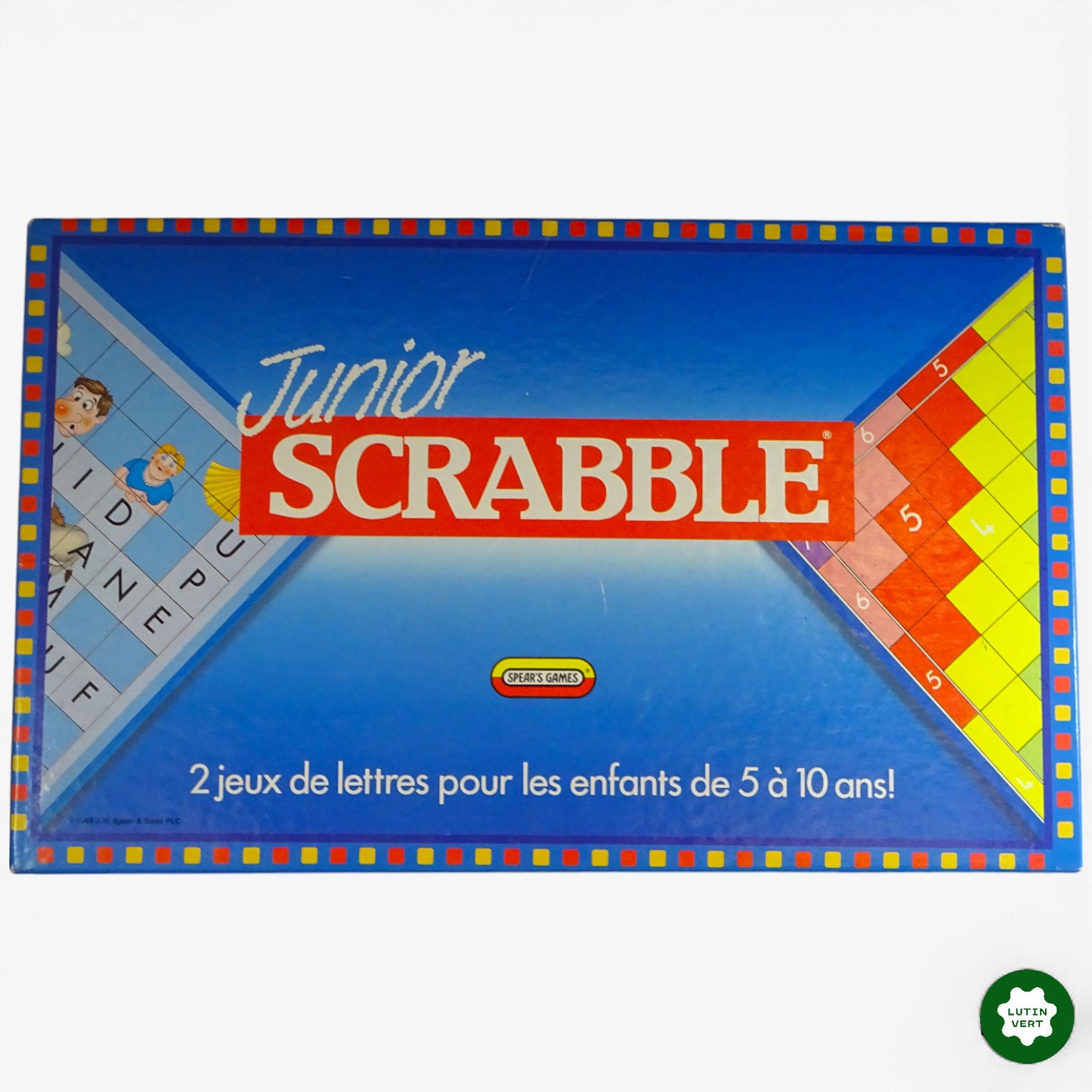 Scrabble Junior (1995) d'occasion JEUX SPEAR - Dès 5 ans | Ref 10783-11227-10837